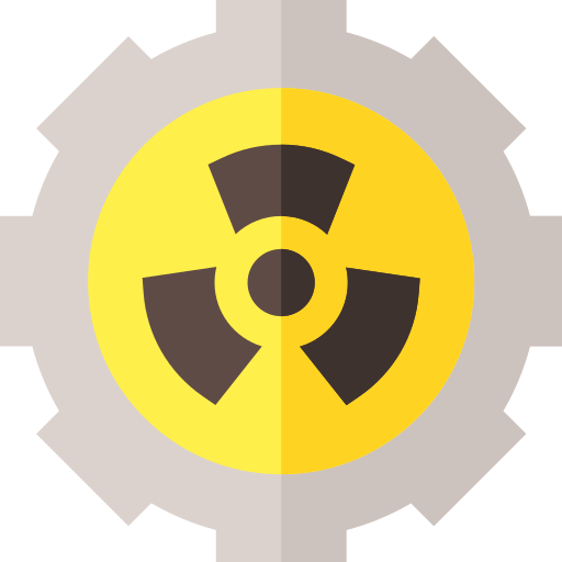 energía nuclear icono gratis