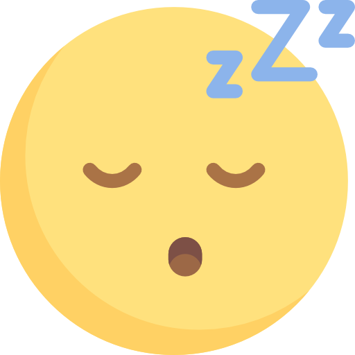 dormido icono gratis