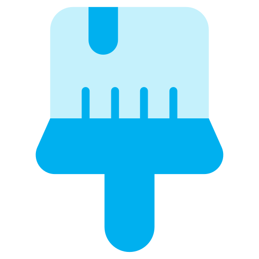 cepillo de pintura icono gratis