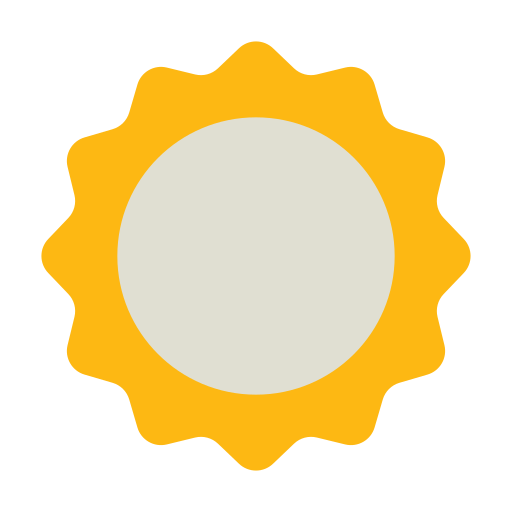 Sun Generic color fill icon