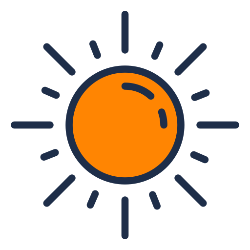 Sun free icon
