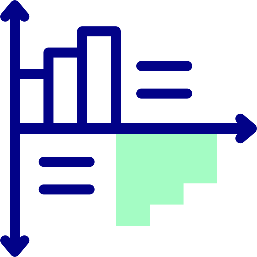 gráfico de barras icono gratis