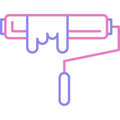 rodillo icono gratis