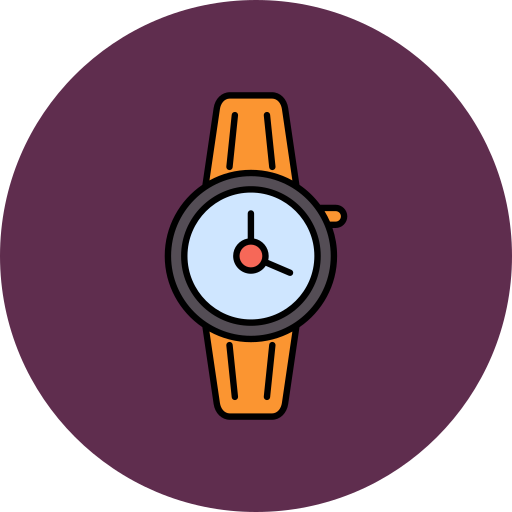 reloj de pulsera icono gratis