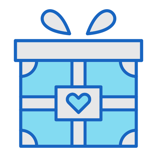 caja de regalo icono gratis