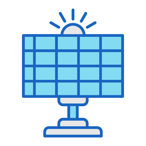 panel solar icono gratis