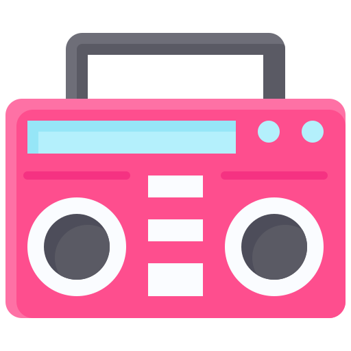 Boombox - Free music icons