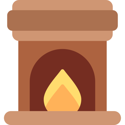 Fireplace free icon Fireplace free icon