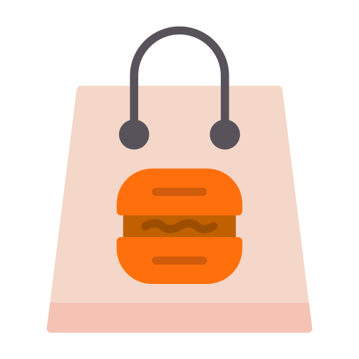 Lunch bag online icon