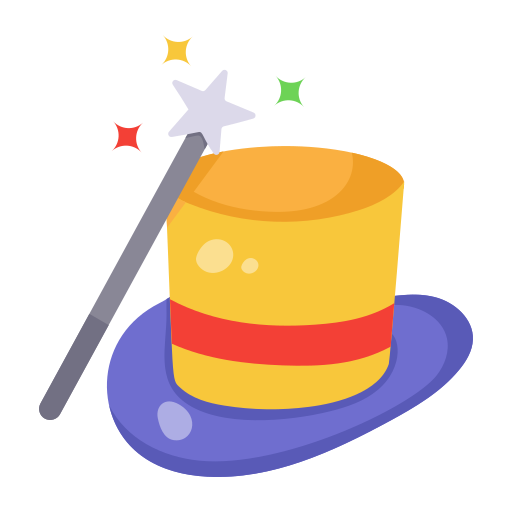 sombrero de mago icono gratis