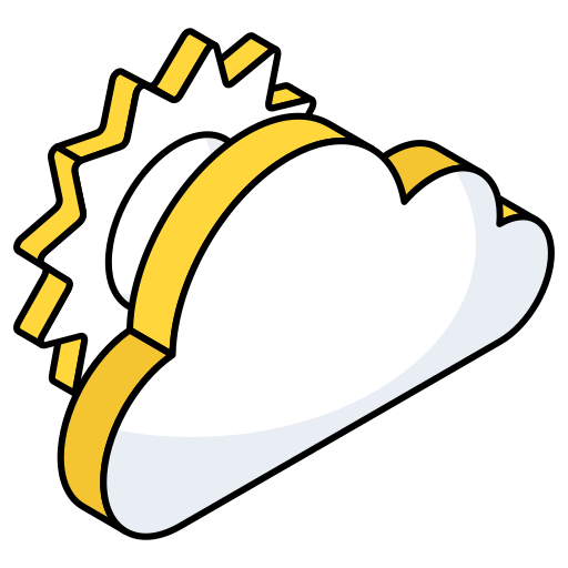 Partly cloudy free icon