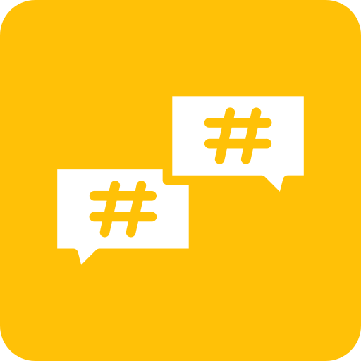 Hashtags icono gratis