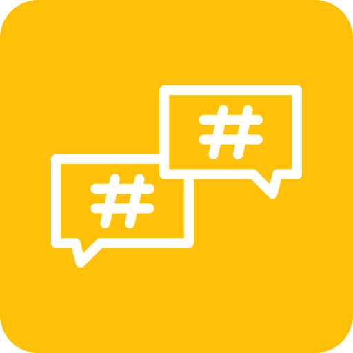 Hashtags icono gratis