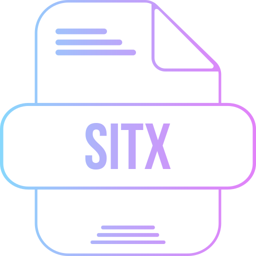 archivo sitx icono gratis