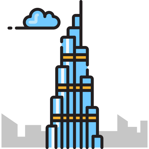 Burj Khalifa Flaticons.com Flat Icon