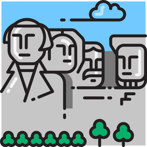 monte rushmore icono gratis