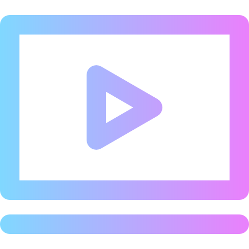 reproductor de video icono gratis