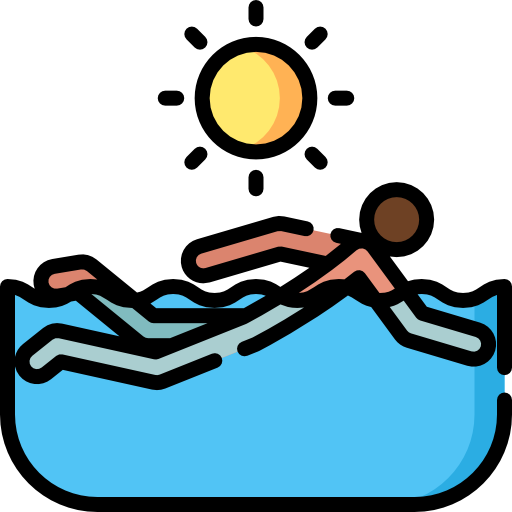 Swimming free icon.
