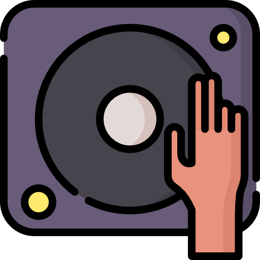 disc jockey icono gratis