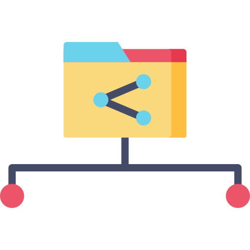 compartir datos icono gratis