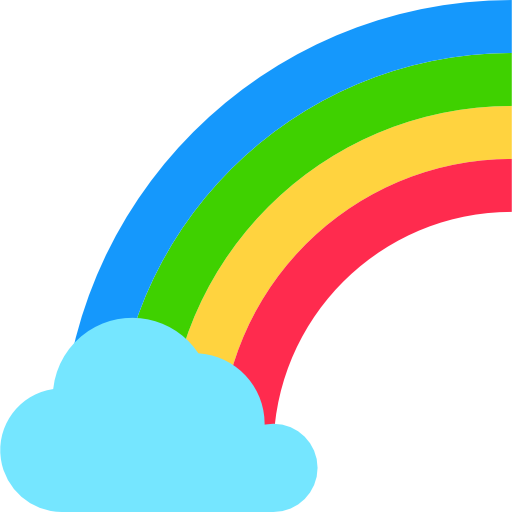 arco iris icono gratis