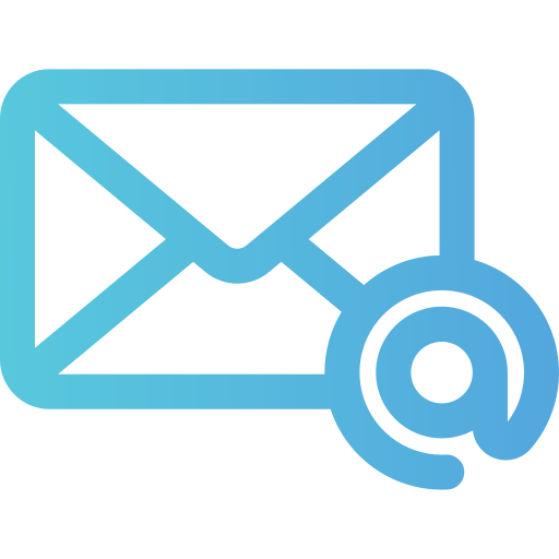 Email Generic gradient outline icon