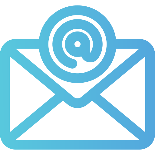 Email Generic gradient outline icon