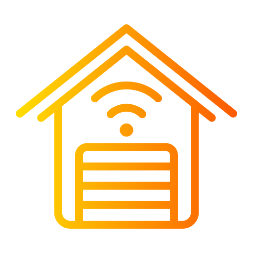 Garaje inteligente icono gratis