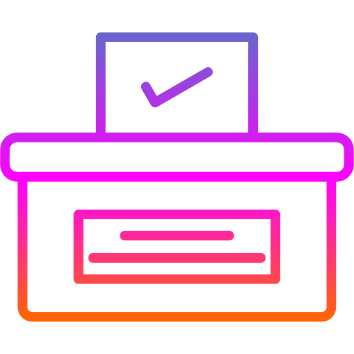 Voting Generic gradient outline icon