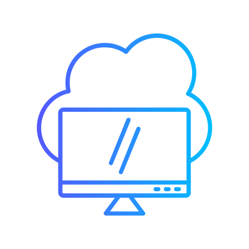 computación en la nube icono gratis