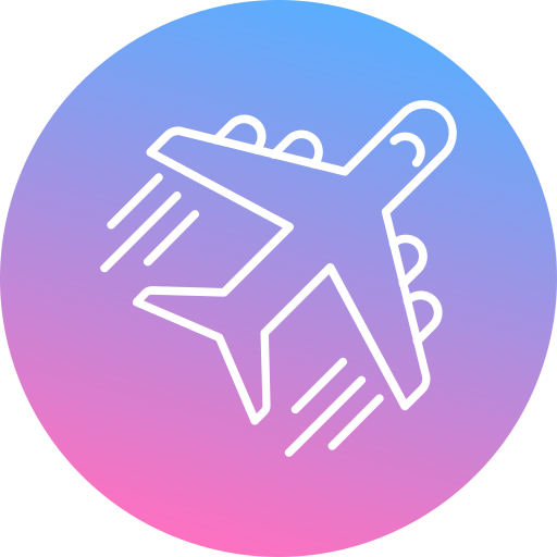 Airplane Generic gradient fill icon