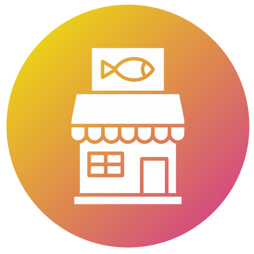 poissonnerie Icône gratuit poissonnerie Icône gratuit