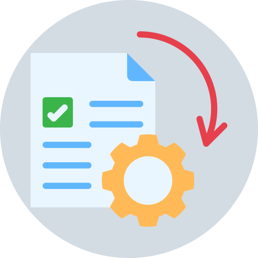 Document Generic color fill icon