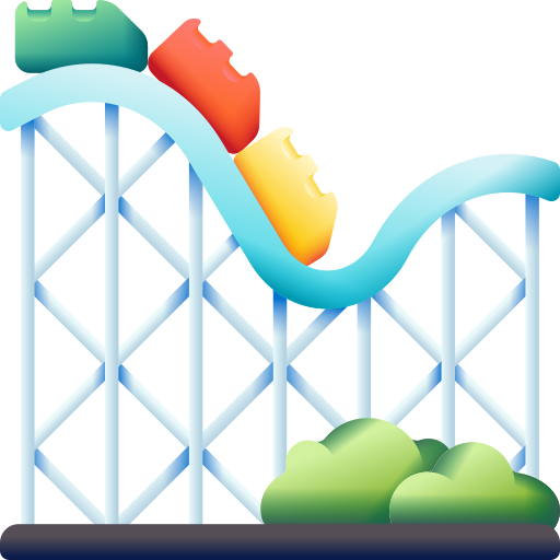 Roller coaster - Free entertainment icons