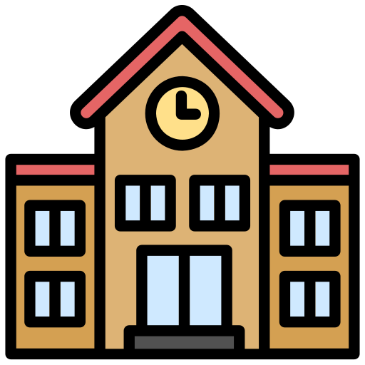 School Generic color lineal-color icon