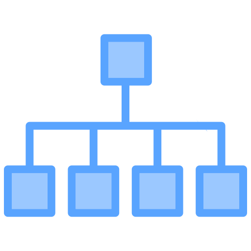 diagrama de flujo icono gratis