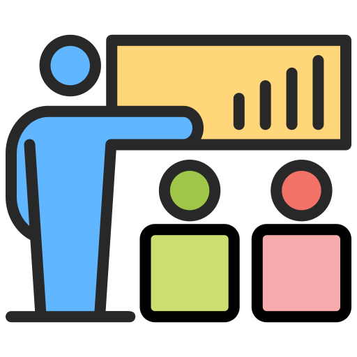 Presentation Generic color lineal-color icon