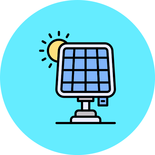 panel solar icono gratis