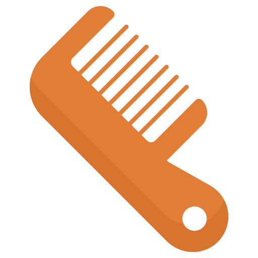 Hair comb Generic color fill icon