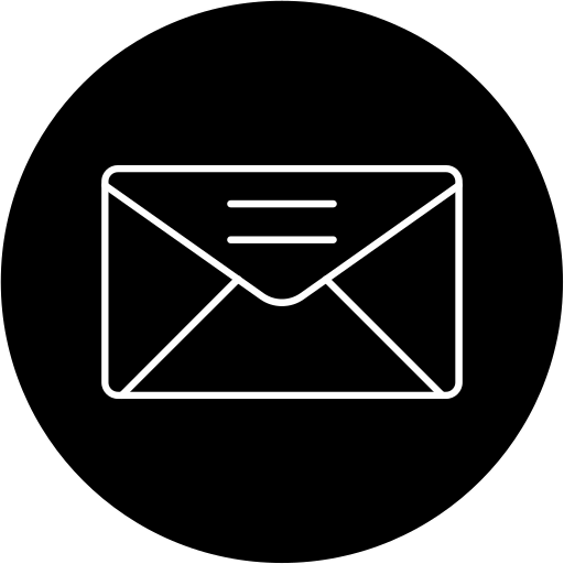 Mail Generic black fill icon