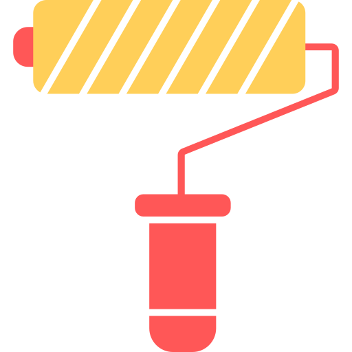 rodillo icono gratis