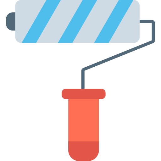 rodillo icono gratis