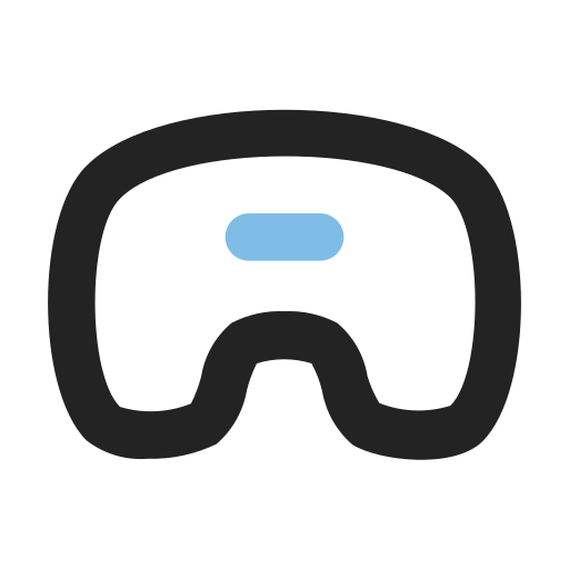gafas de realidad virtual icono gratis
