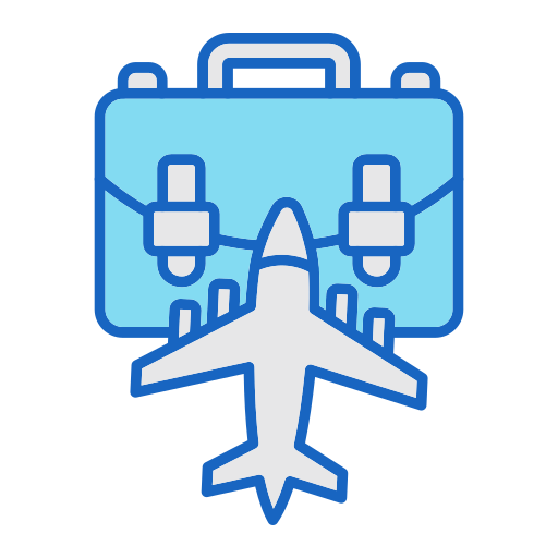 voyage d'affaires Icône gratuit voyage d'affaires Icône gratuit