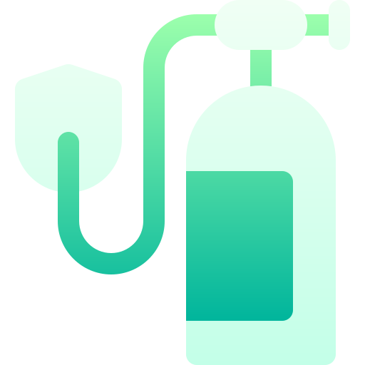 terapia de oxigeno icono gratis