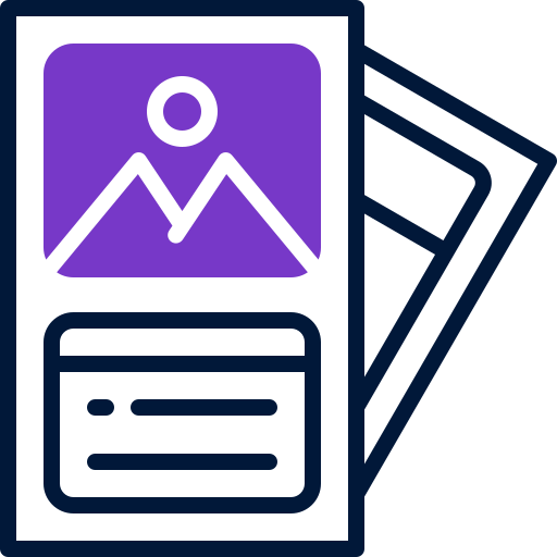 folleto icono gratis