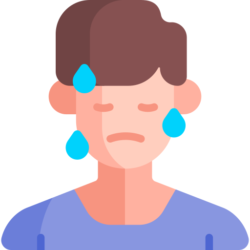 Sweating free icon Sweating free icon