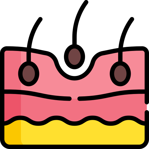 Pérdida de cabello icono gratis