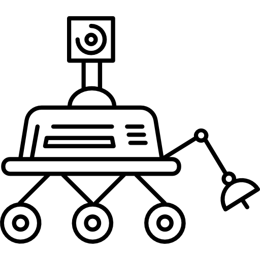 veículo lunar grátis ícone