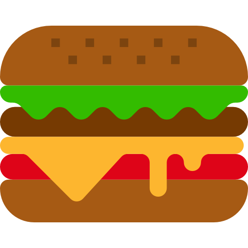 Hamburger mynamepong Flat icon
